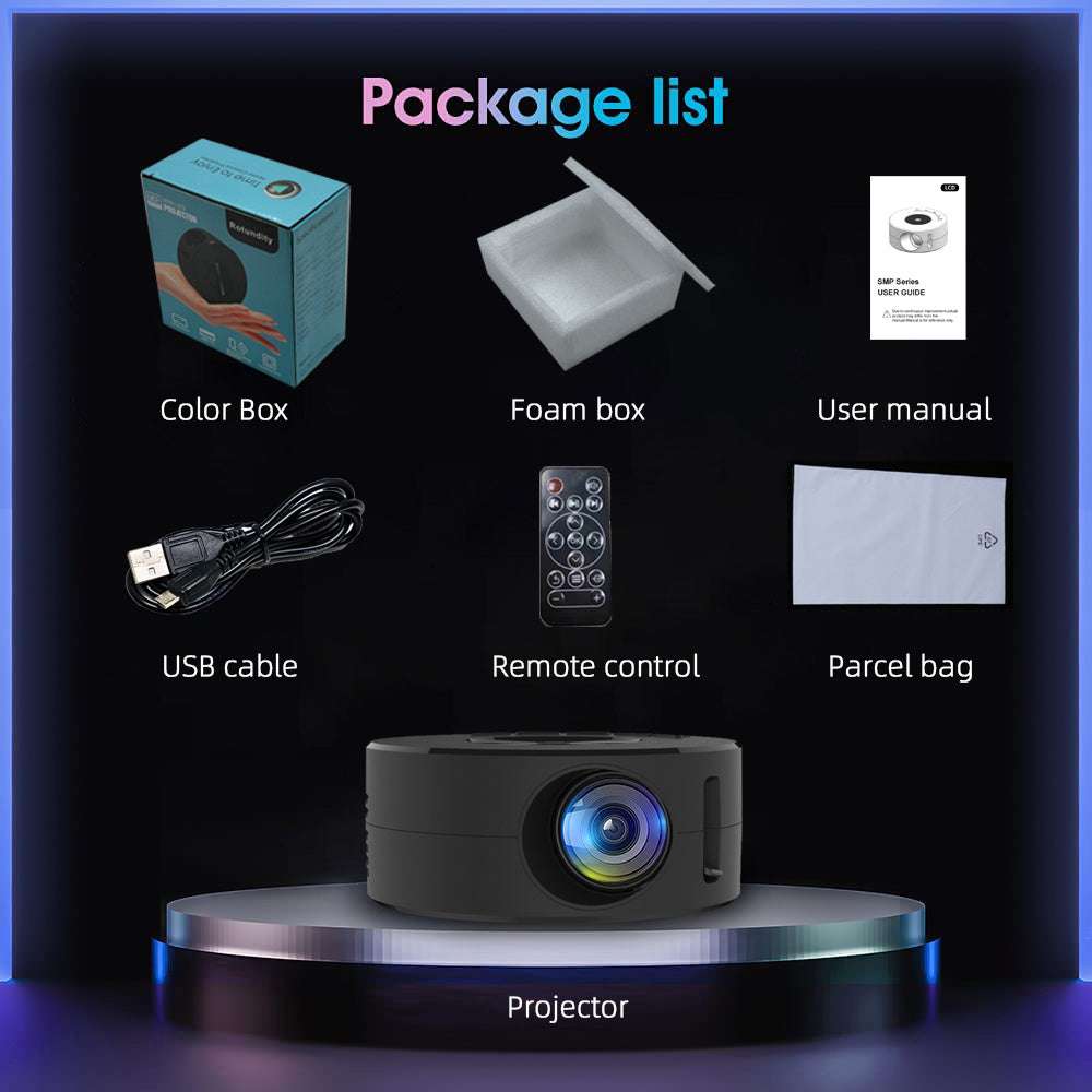 Mini Portable Projector,  pocket projector, handheld projector, mobile projector, pico projector, micro projectors, Nebula Mars 3 Air, portable projector, Rotatable Stand, Movie Projector 