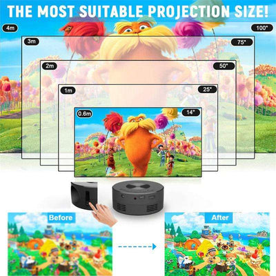 Mini Portable Projector,  pocket projector, handheld projector, mobile projector, pico projector, micro projectors, Nebula Mars 3 Air, portable projector, Rotatable Stand, Movie Projector 