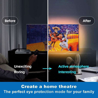 Smart LED Strip Lights, tape lights, LED ribbon lights, LED strip lights,  LED tape lights, 100ft RGBIC LED Strip Lights, WiZ Smart RGBIC LED Light Strip, Strip Lights, LED Lights for Bedroom WiFi